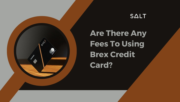 Gibt es Gebühren für die Verwendung der Brex-Kreditkarte?