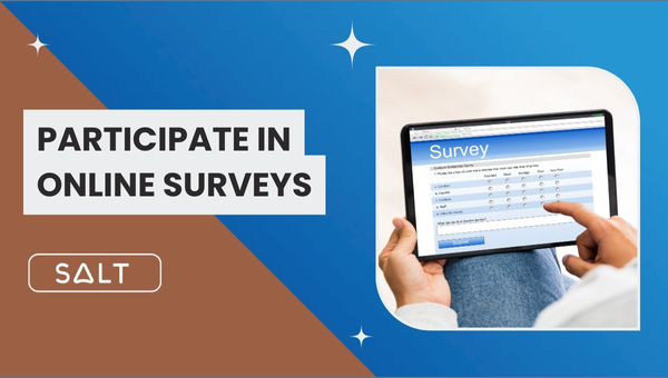 Participate in Online Surveys: