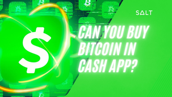 Can You Buy Bitcoin In Cash App?