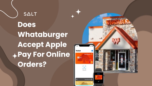O Whataburger aceita o Apple Pay para pedidos on-line?