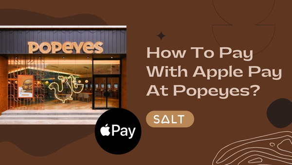 Como pagar com o Apple Pay no Popeyes?