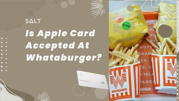 O Apple Card é aceito no Whataburger?