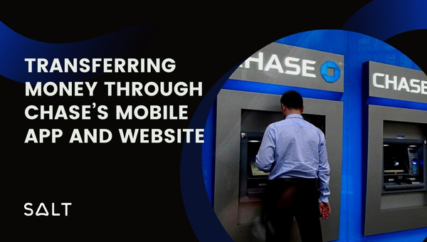 Transferência de dinheiro por meio do aplicativo móvel e do site do Chase
