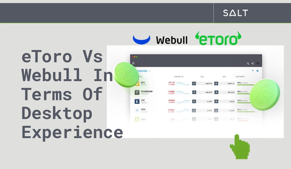eToro Vs Webull em termos de experiência de desktop