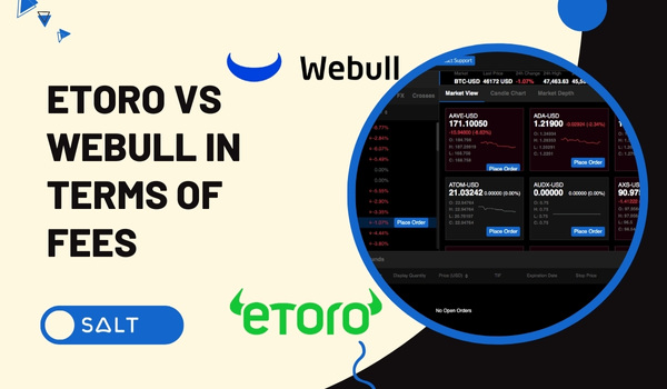 eToro против Webull с точки зрения комиссий