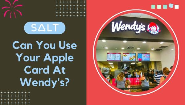 你可以在 Wendy's 使用你的 Apple Card 吗？