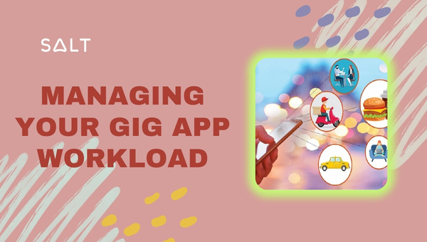Gerenciando sua carga de trabalho do Gig App
