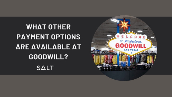 Quais outras opções de pagamento estão disponíveis no Goodwill?
