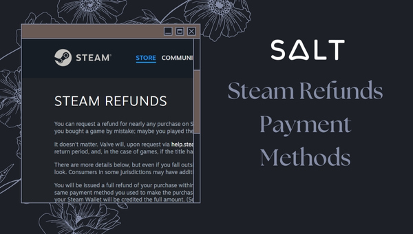 Métodos de pago de reembolsos de Steam