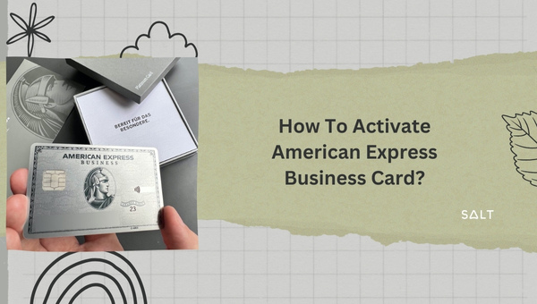Wie aktiviere ich die American Express-Visitenkarte?